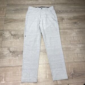 BYLT Kinetic Pants Mens 30 Light Gray Performance Stretch Golf Athletic